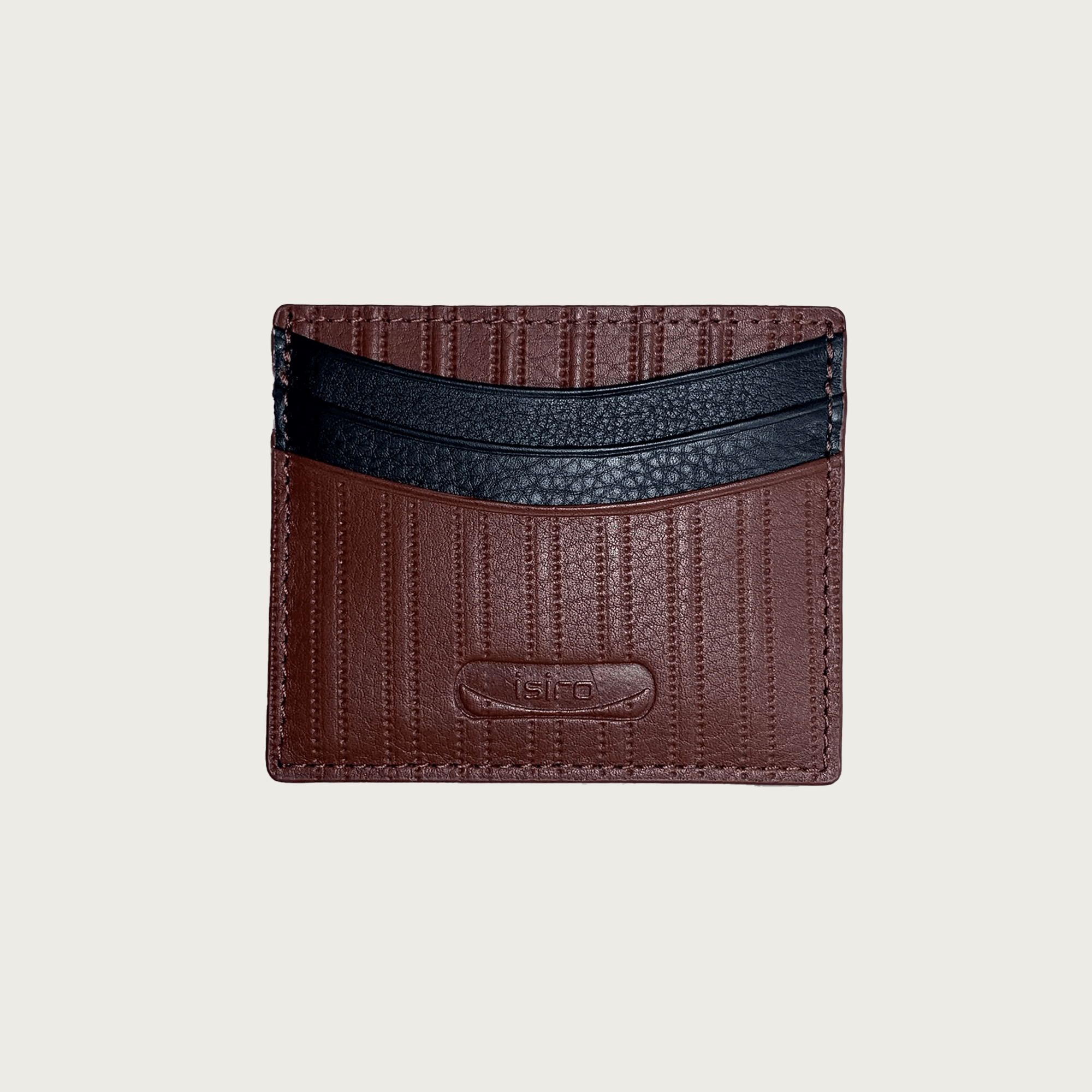 Cowhide Leather Card Holder - Isiro Canada
